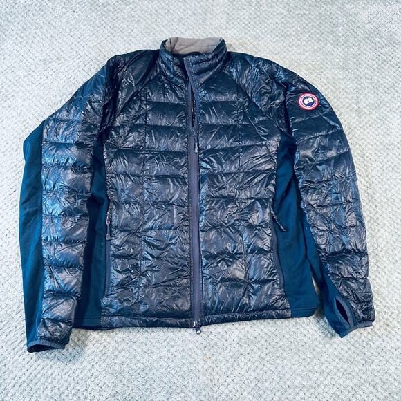 Authentic CANADA GOOSE Hybridge Lite Packable Admiral Blue Puffer Jacket Mens XL - Picture 1 of 11